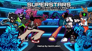 Superstars [Cooling, Overhead, Parasite, Inverted Ascension, And More!] | Fnf Mashup By Heckinlebork