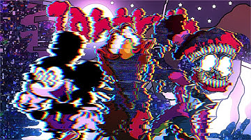 FNF Broken Strings Mickey and Friends - Tantrum - (V2 Remake) With background (FLASH WARNING)