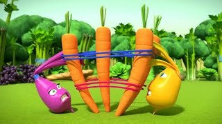 Мульт Прикольный мультик Овощная вечеринка Морковный поединок 13 серия 