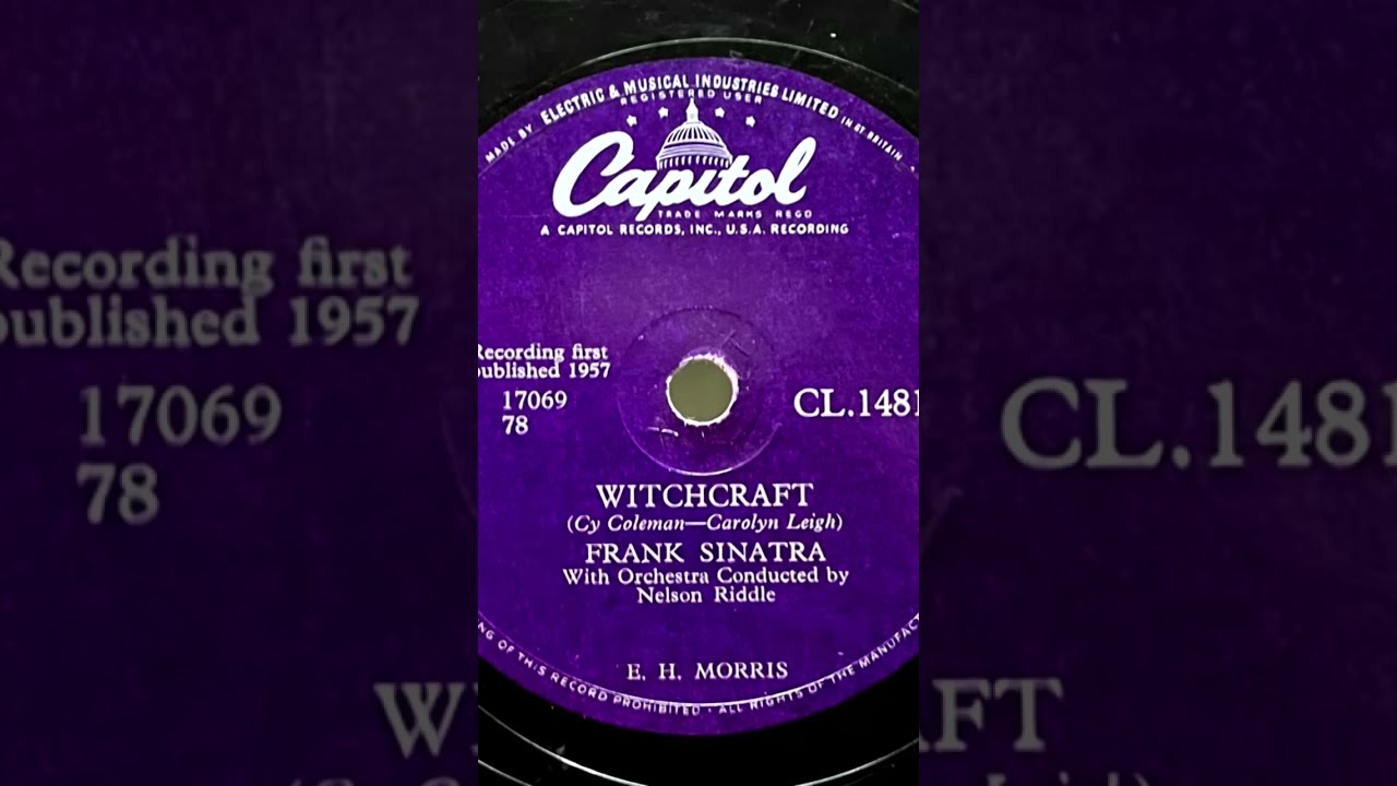 1958 FRANK SINATRA Witchcraft CAPITOL 10 CL14819