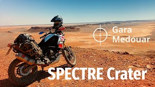 SPECTRE Crater and Erg Chebbi Dunes in the Sahara Desert. Morocco Solo ADV Motorcycle [S1 Ep5]