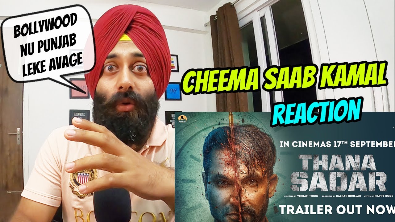 REACTION on THANA SADAR : Kartar Cheema (Trailer) WesternPendu | New Punjabi Movie 2021