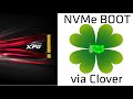 How to boot from NVME using Clover - NVME PCIe Adapter