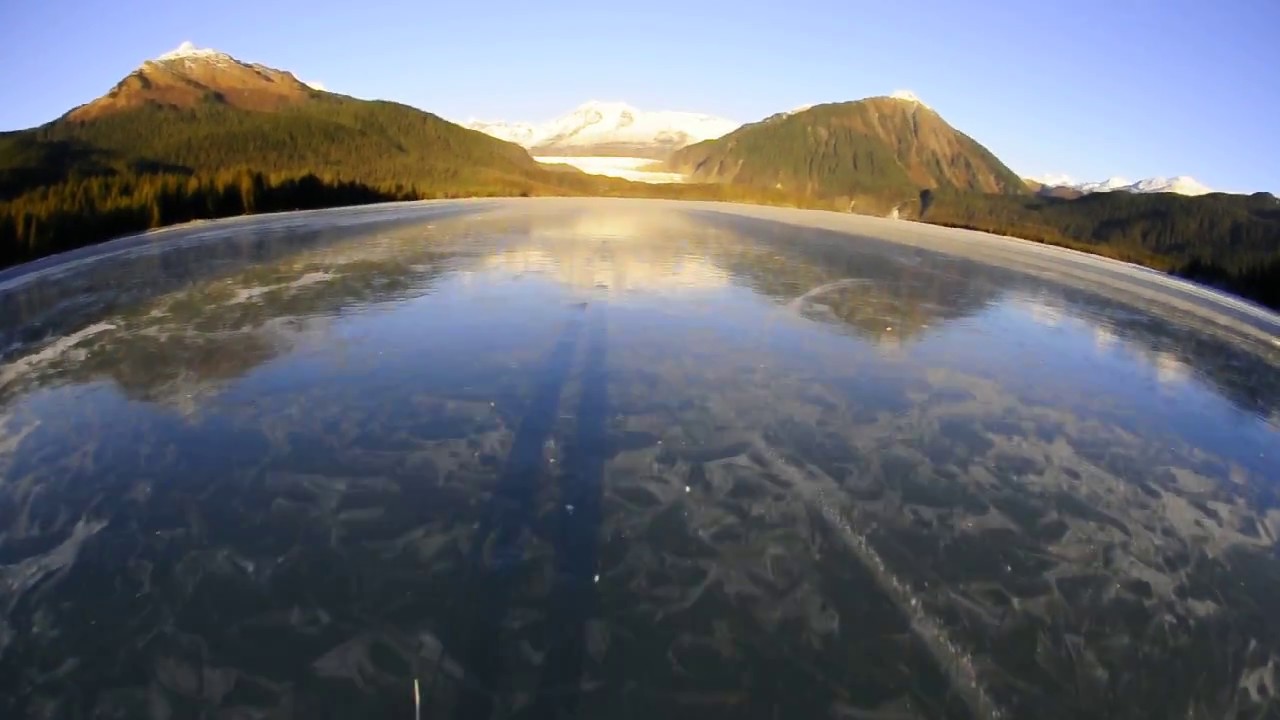 The most beautiful outdoor skating rink in the world - YouTube