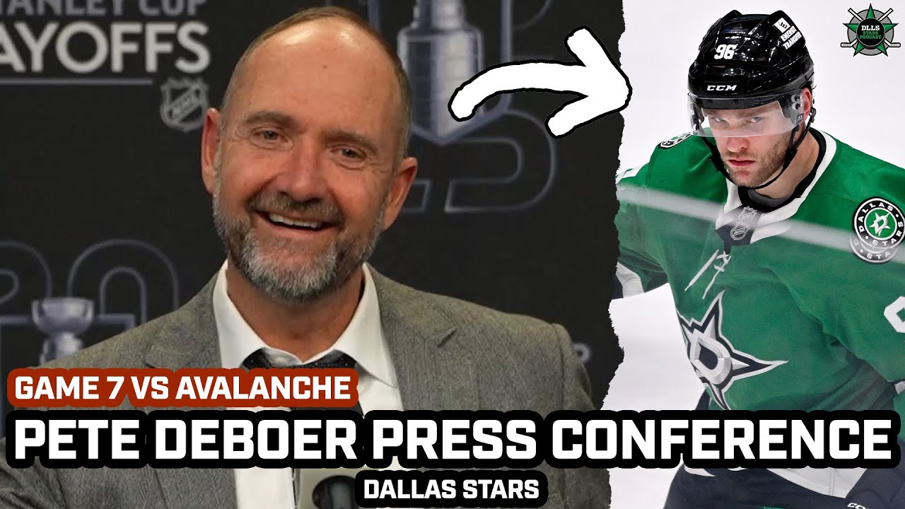 Pete DeBoer PRAISES Mikko Rantanen & Stars After Becoming 9-0 in GAME 7