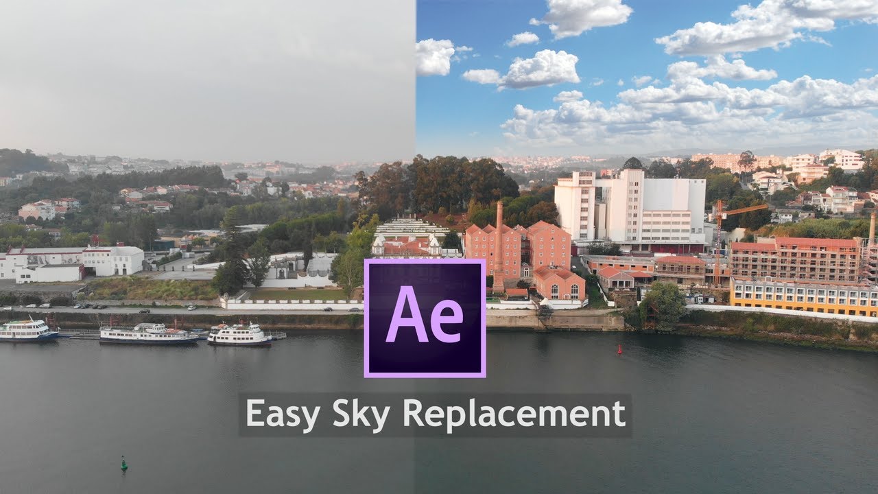 Simple Sky Replacement // Adobe After Effects Tutorial - YouTube