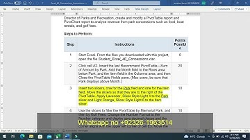 Exp19_Excel_4E_Concessions |  Exp19 Excel 4E Concessions |  Step by Step |