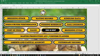 Rabbit Farming Record Keeping Spreadsheet screenshot 5