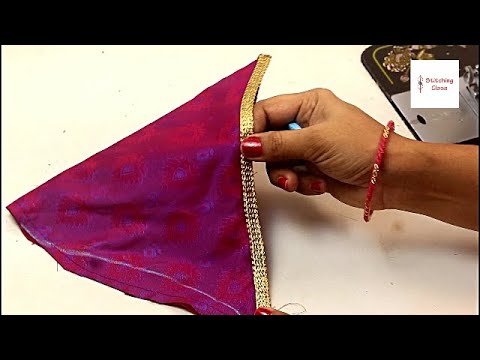 Latest Blouse  sleeves design cutting  and stitching 