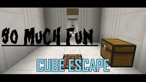 Minecraft Escape Cube PUZZLE MAP