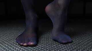 Navy Sheer Dress Socks Try-On Haul