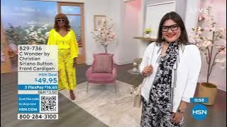 C Wonder by Christian Siriano Button Front Cardigan