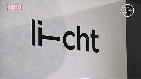 Lighting control with the emco light system | www.emco-bath.com/en
