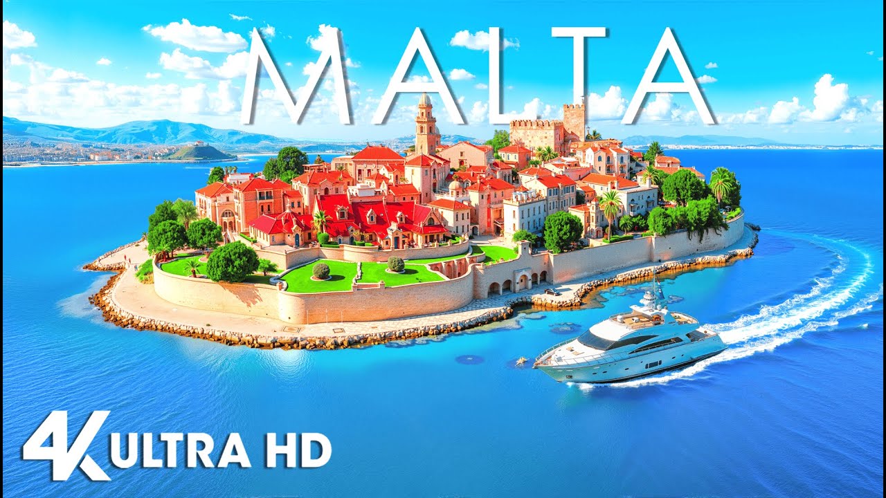 MALTA CINEMATIC IN 4K | Discover Europe’s Hidden Coastlines, Crystal Seas & Deep House Vibes
