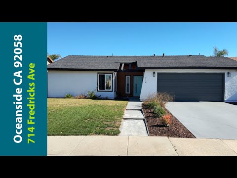 714 Fredricks Ave, Oceanside, CA home video tour