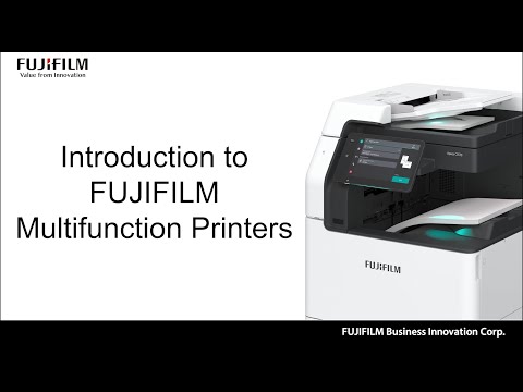 Introduction to FUJIFILM Multifunction Printers