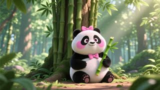 Pinky Panda Loves Bamboo 🐼🎵 | Cute Animal Rhyme for Kids | Nursery Rhymes & Songs for Children