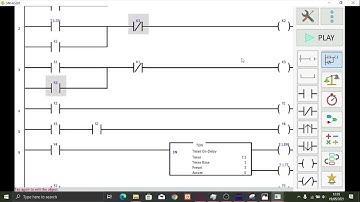 Simulasi Rangkaian Pneumatik Sequence A+ B- B+ C- A- C+ Menggunakan PLC Ladder Simulator 2
