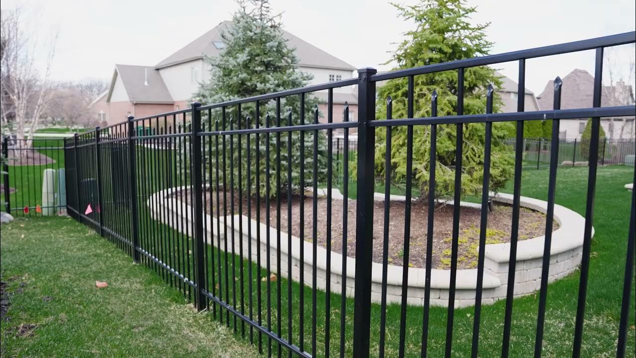 Fishers, IN Fence Company Aluminum Fence Installation in Fishers, IN