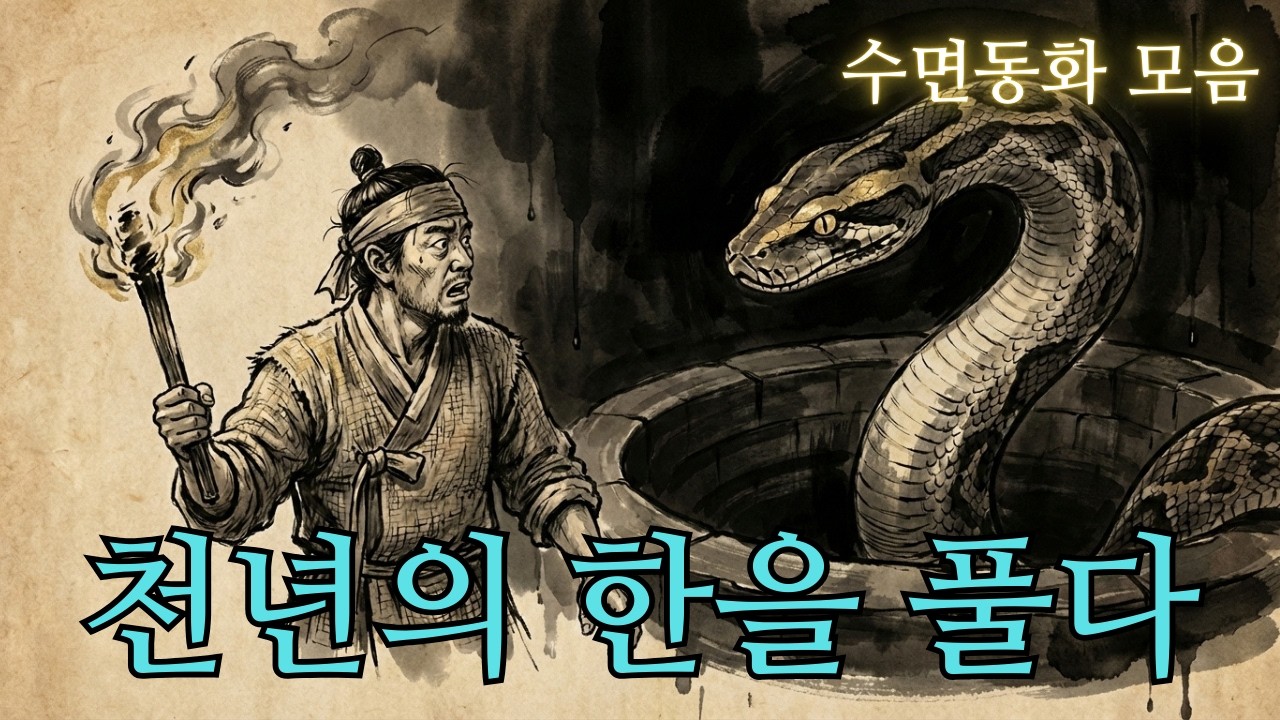 벙어리 노비가 천년 묵은 구렁이의 한을 풀다 🌙 야담 옛날이야기 수면동화 감동 민담