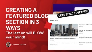 Famous Creating a Featured Blog Section in Bricksbuilder in 3 ways | The last one will blow your mind! Net Worth