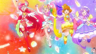 1080Ptropical Rouge Precure Group Transformation Different Outro