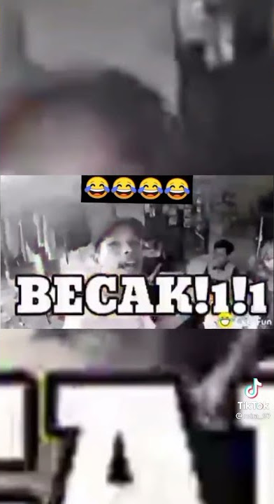 becak becak tabrak mantan saya