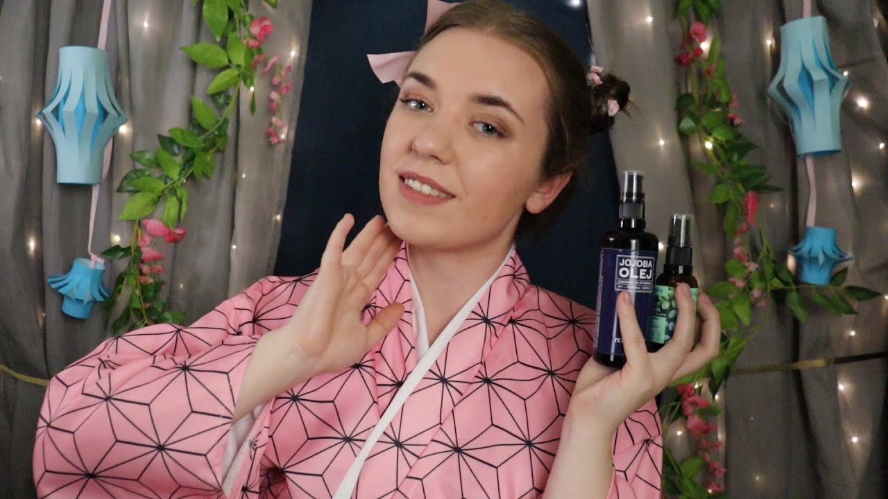 ASMR CZ Tradiční asijská masáž obličeje | Relaxace svalů