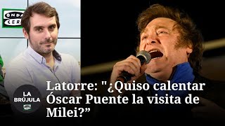 &quot;¿Quiso calentar Óscar Puente la visita de Milei al acusarle de haberse drogado?&quot;