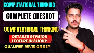 Complete Computational Thinking in 3 Hour | Qualifier Revision Series | BS Degree