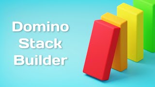 Domino Stack Builder | Official Gameplay Trailer screenshot 2