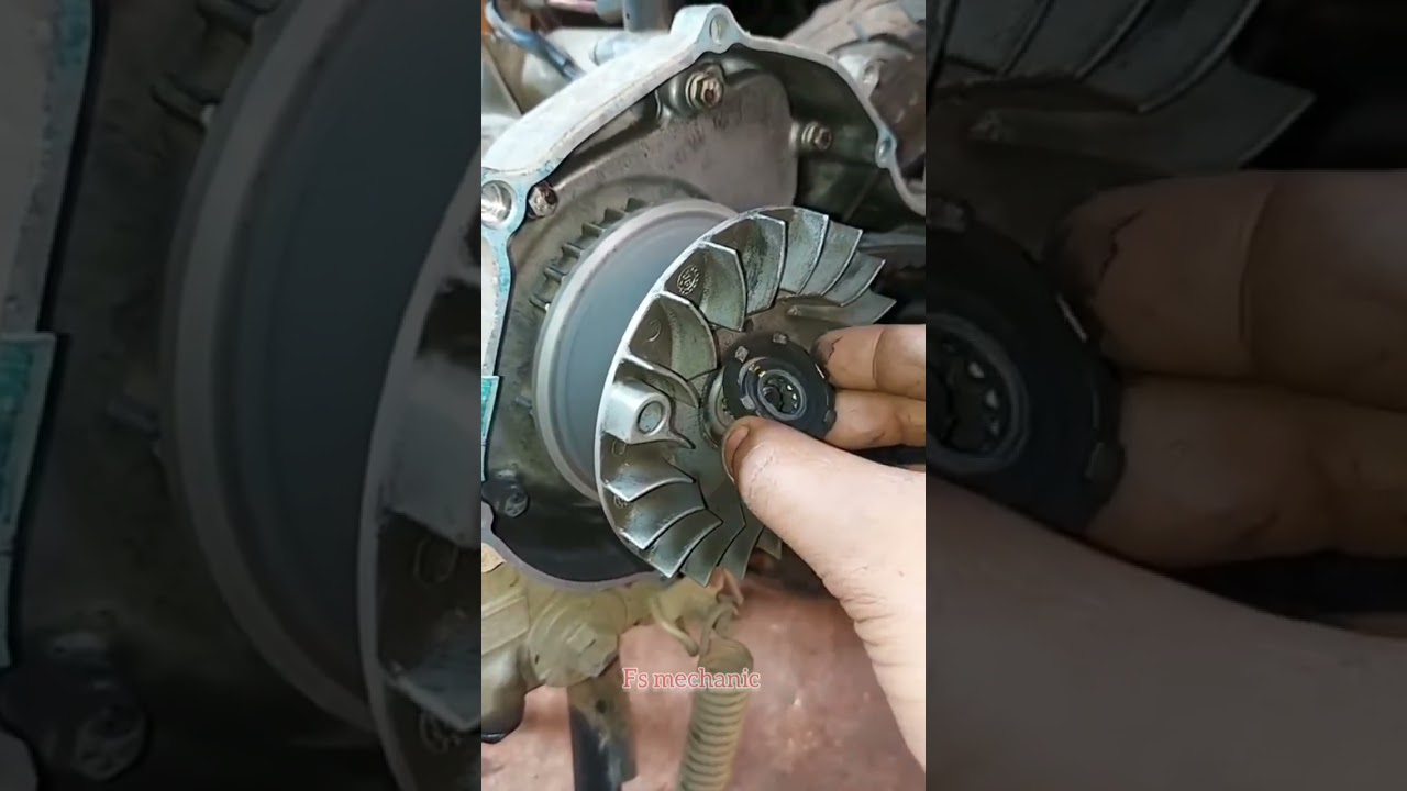 Scooty engine clutch full open || Yamaha fascino scooty engine clutch full open