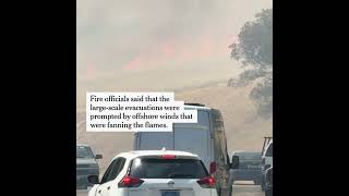 🚨 Massive Brush Fire in Simi Valley, California,US Forces Evacuations of 29,000+Residents#viralvideo