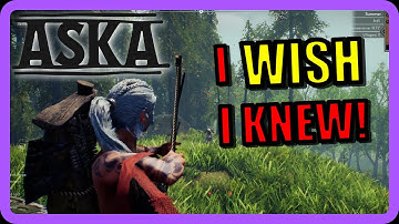 WISH I KNEW SOONER: Early Game | ASKA How To