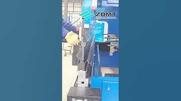 ZDMT CNC press brake with Cybelek Cybtouch 12 CNC controller/sheet metal bending machine #pressbrake
