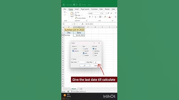 GET THE LIST OF SUNDAYS   | Advance Excel Formula | MyExcelGeeks