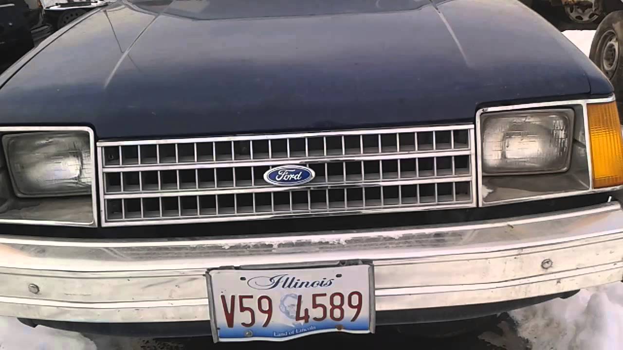 Junkyard Find: 1985 Ford Escort