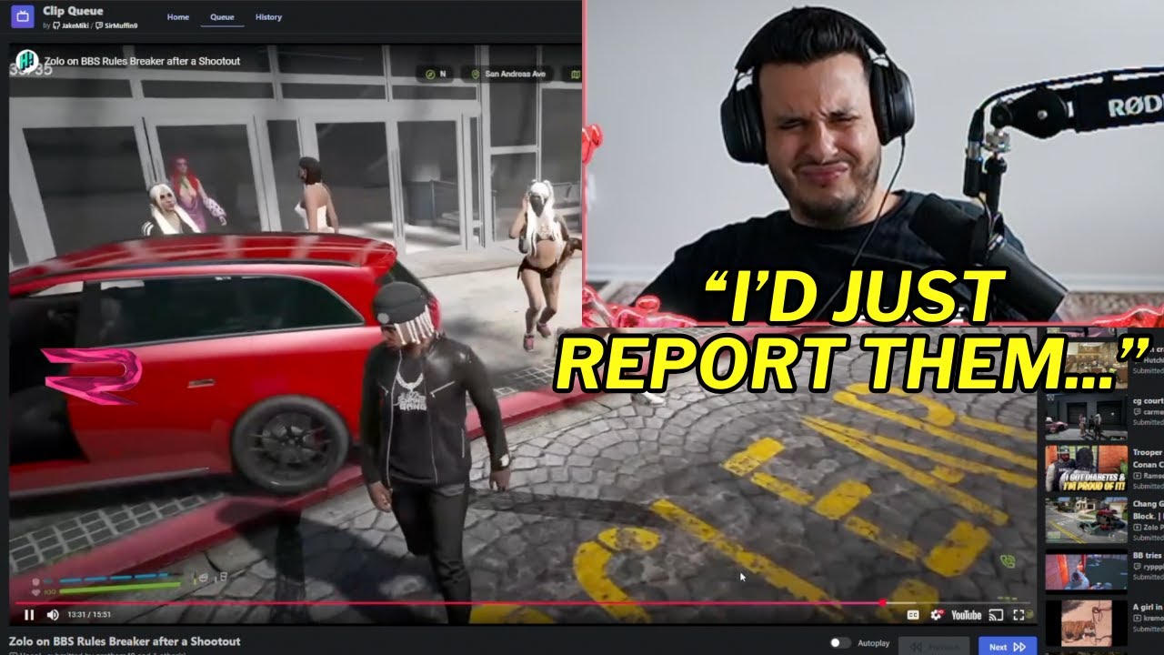 Ramee Reacts to VVS Breaking Server Rules During a Shootout with CG & More! | Prodigy 2.6 | GTA | CG