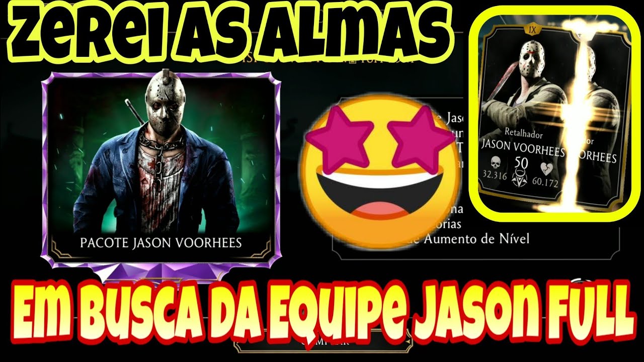 Em Busca da Equipe Jason FULL Torrando Almas no Pacote Diamante Mortal Kombat Mobile
