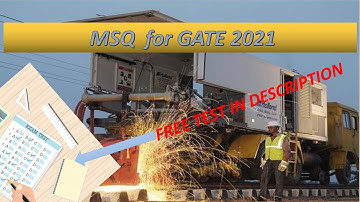 MSQ questions for GATE 2021 |Part-2| | Multiple select questions | welding| Mechanical engineering