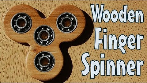 Making a wooden fidget spinner/finger spinner