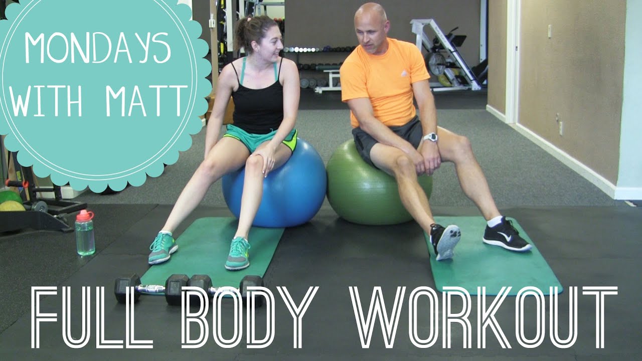 Mat Steinwede Exercise Routine MONDAY WITH MATT! 10-minute full body workout! - YouTube