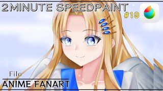 [2 MINUTE ANIME SPEEDPAINT] ANIME  FANART – FILO  #19