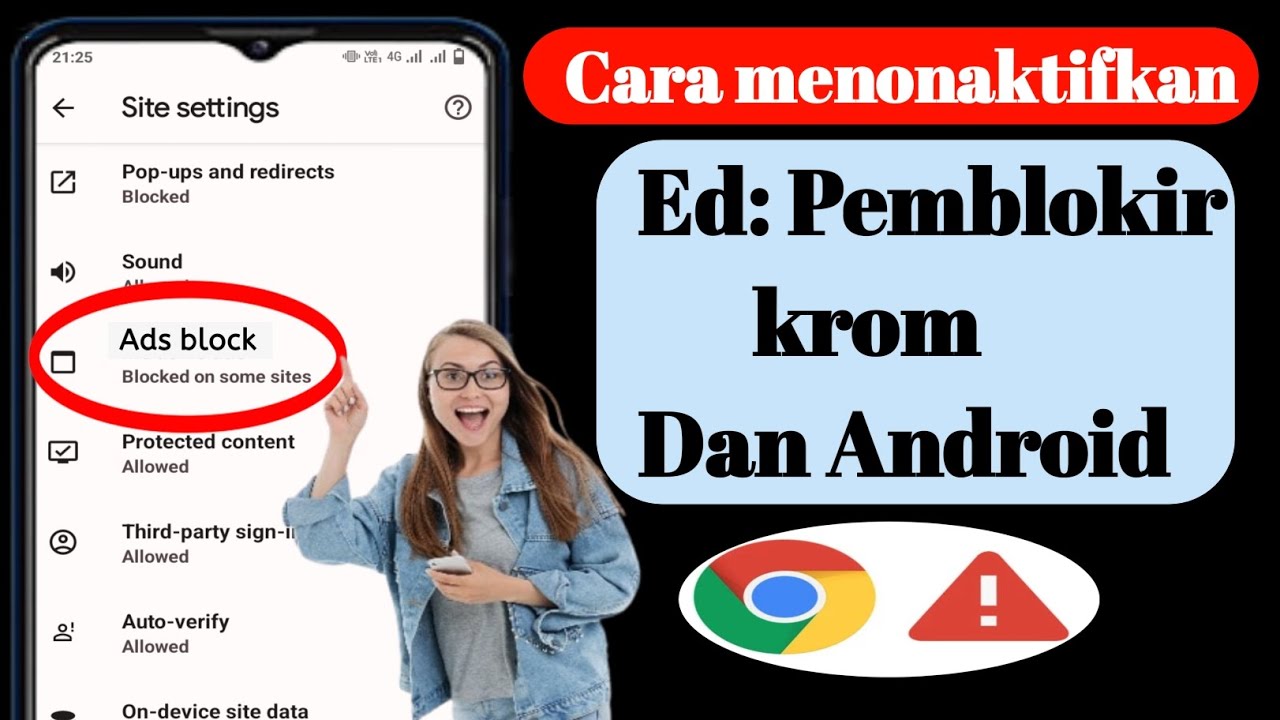 Cara Mematikan Adblock Di Google Chrome Android Youtube