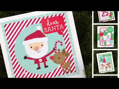 Scrapping with Christine: 10 Quick DIY Christmas Cards with Process Video &amp; Giveaway Winner