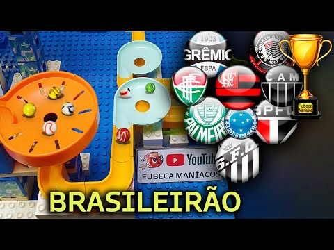 PISTA de FUTEBOL com BOLINHAS de GUDE - Torneio com 16 Países