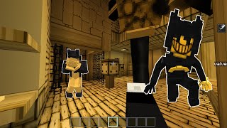 i made all bendy and the ink machine characters in minecraft PE | BE screenshot 1