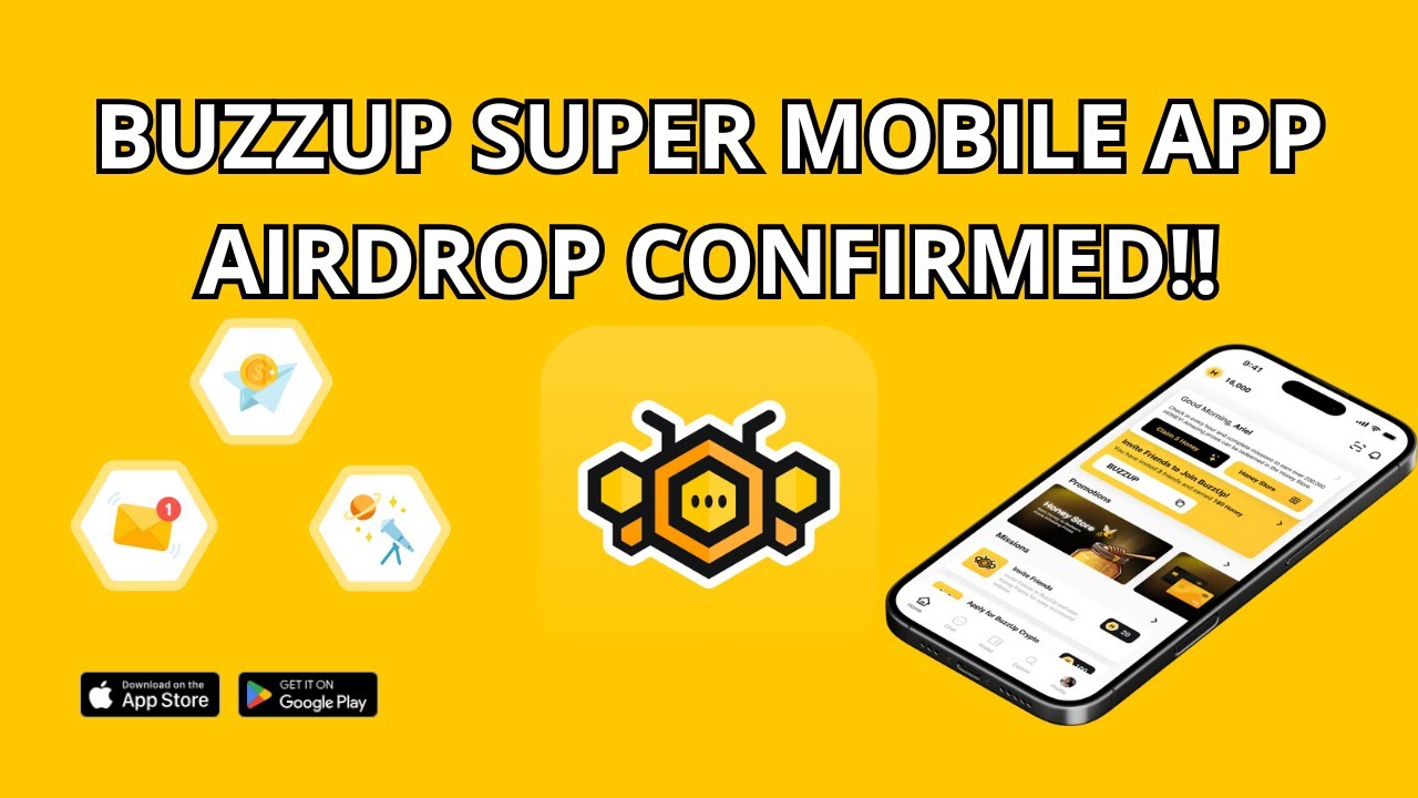 [GRATIS] BUZZUP SUPER MOBILE APP AIRDROP CONFIRMED!! CLAIM HONEY SETIAP ...