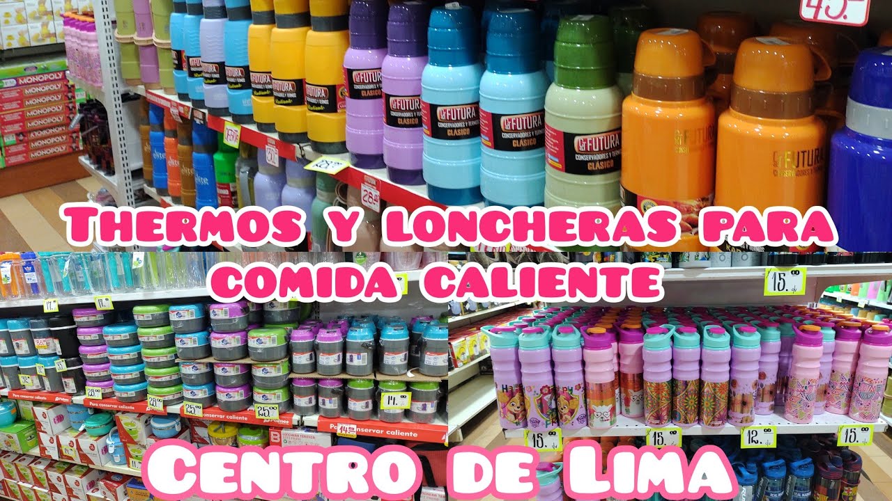 Termos y loncheras para comida caliente / Centro de Lima 