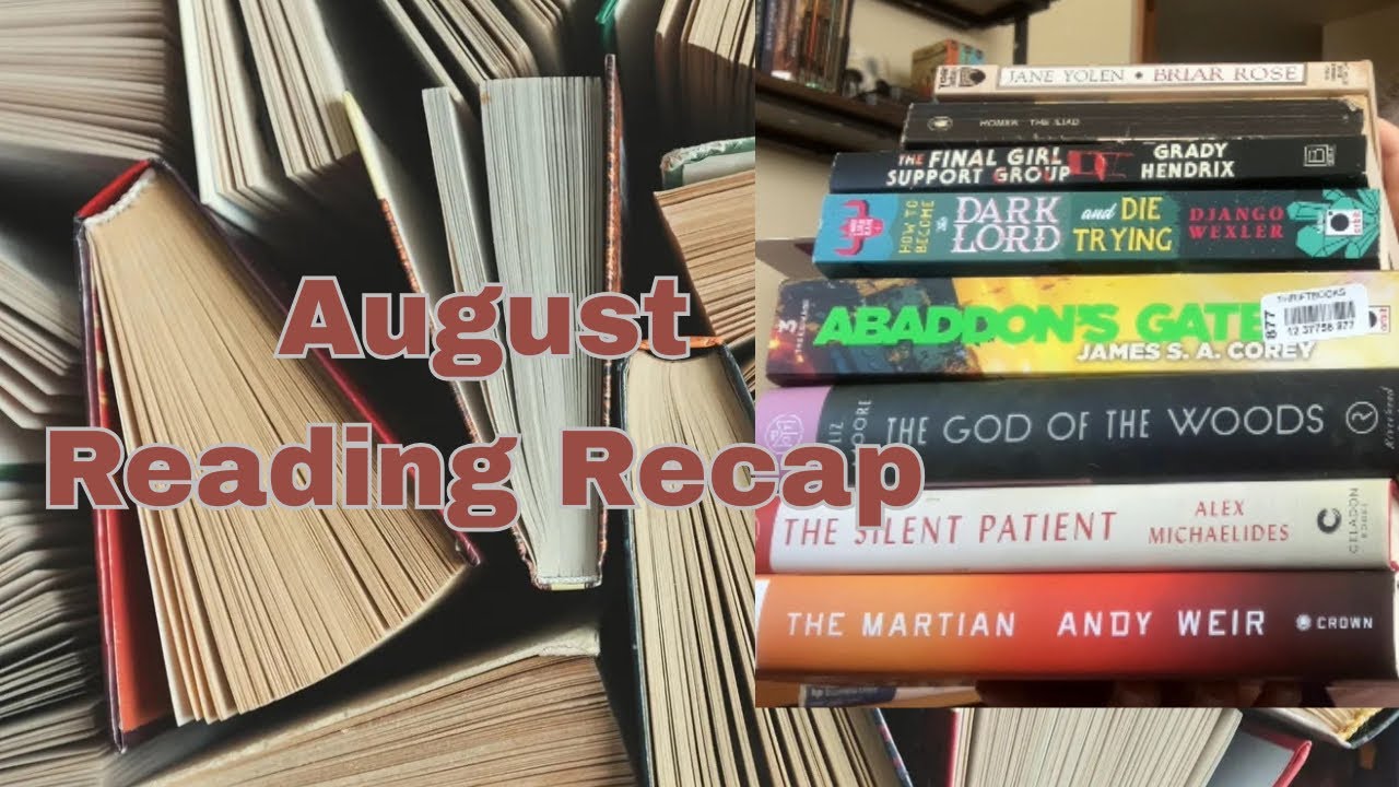 August Reading Recap | Did I finish my TBR?  Hell No!!